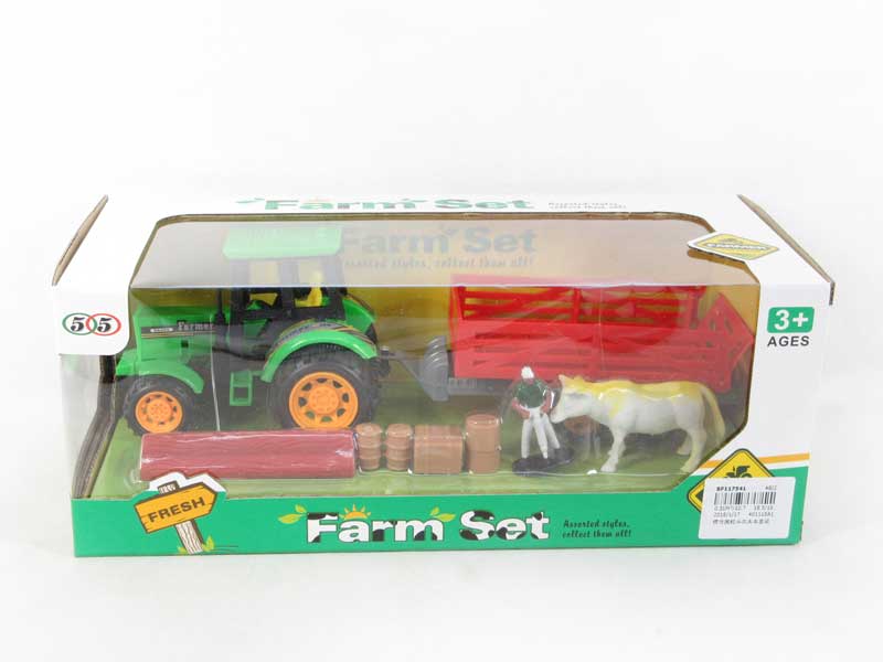 Friction Farmer Truck Set toys