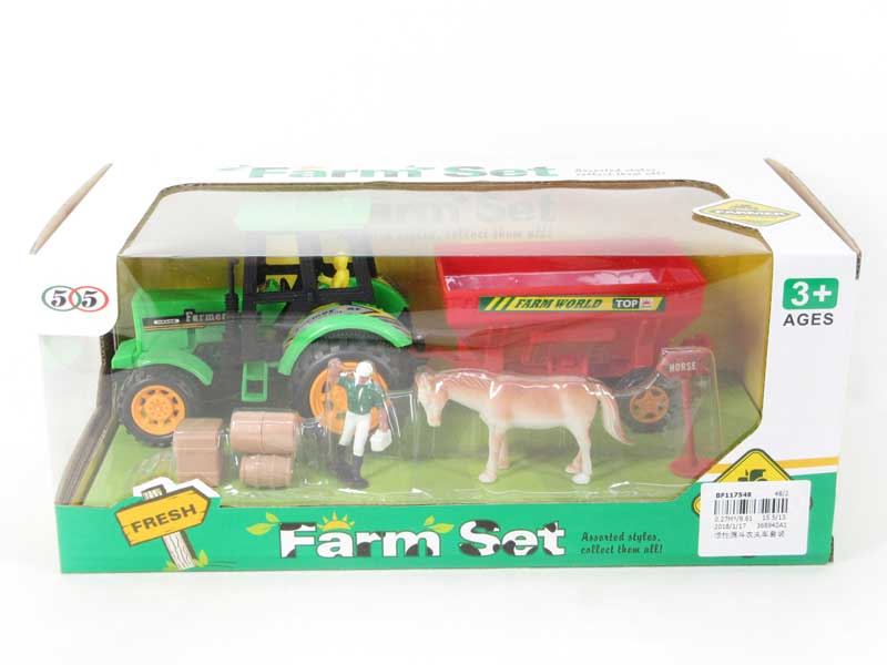 Friction Farmer Truck Set toys