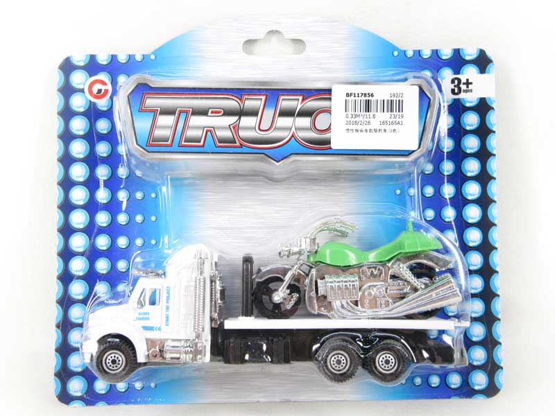 Friction Truck Tow Motorcycle（3C） toys