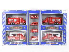 Friction Fire Engine Set(4in1)