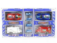 Friction Police Car Set(4in1)