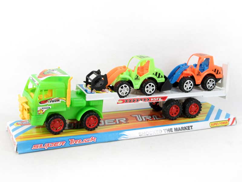 Friction Truck Tow Farmer Truck(2C) toys