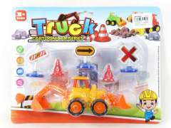 Friction Construction Truck Set(2S)
