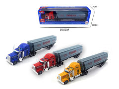 1:42 Die Cast Container Truck Friction W/S(3C)