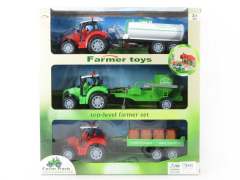 Friction Farmer Truck Set(2C)