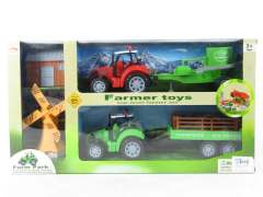 Friction Farmer Truck Set(2C)