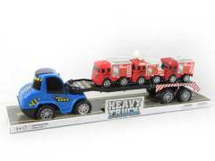 Friction Truck Tow Free Wheel Fire Engine(6S2C)