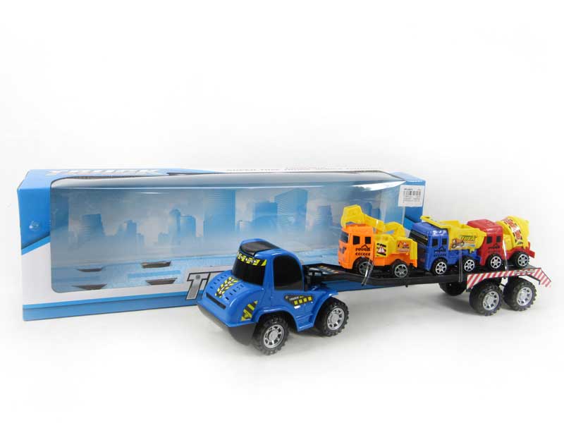 Friction Truck Tow Free Wheel Construction Truck(6S2C) toys