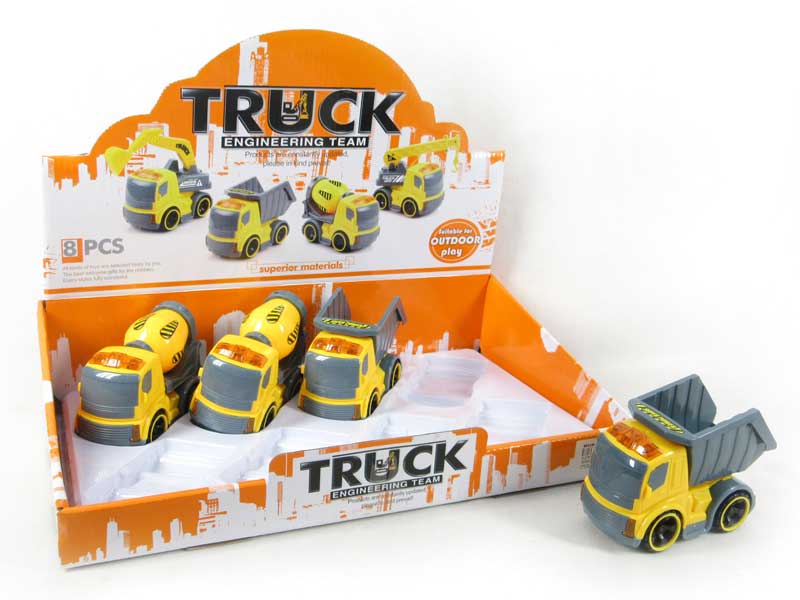 Friction Construction Truck W/L_M(8in1) toys