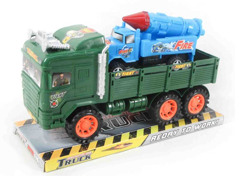 Friction Truck Tow Free Wheel Launcher toys