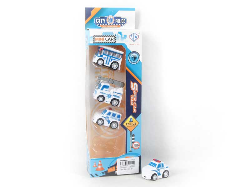 Friction Police Car(4in1) toys