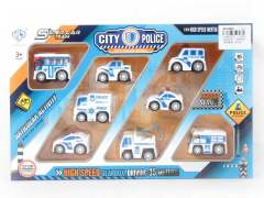 Friction Police Car(8in1)