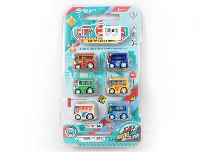Friction Bus（6in1） toys