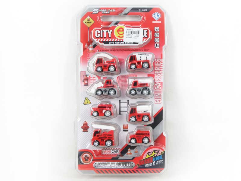 Friction Fire Engine（8in1） toys