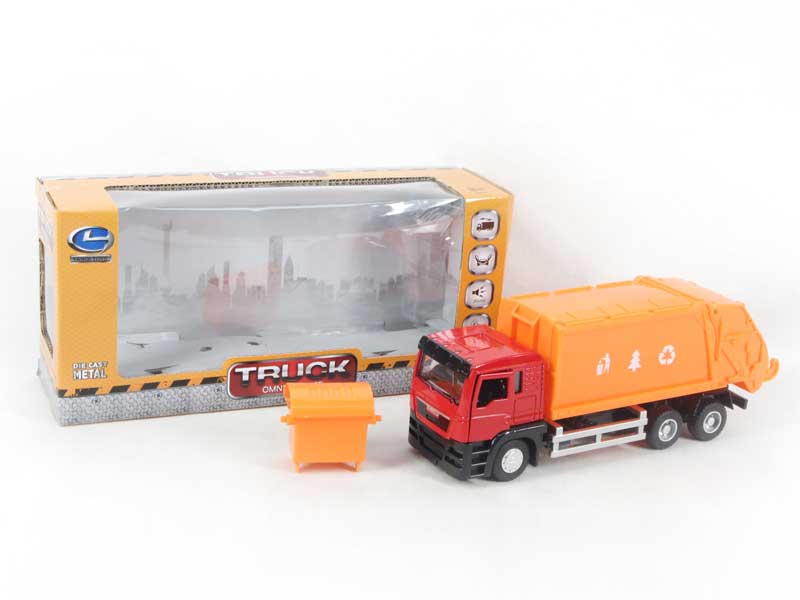 Die Cast Garbage Truck Friction W/L_MC(2S) toys