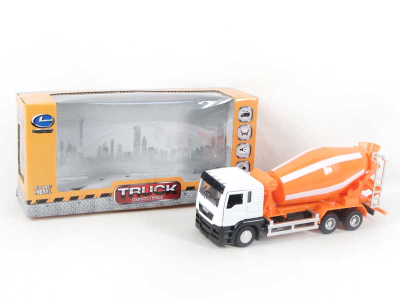 Die Cast Concrete Mixer Truck Friction W/L_M(2S) toys