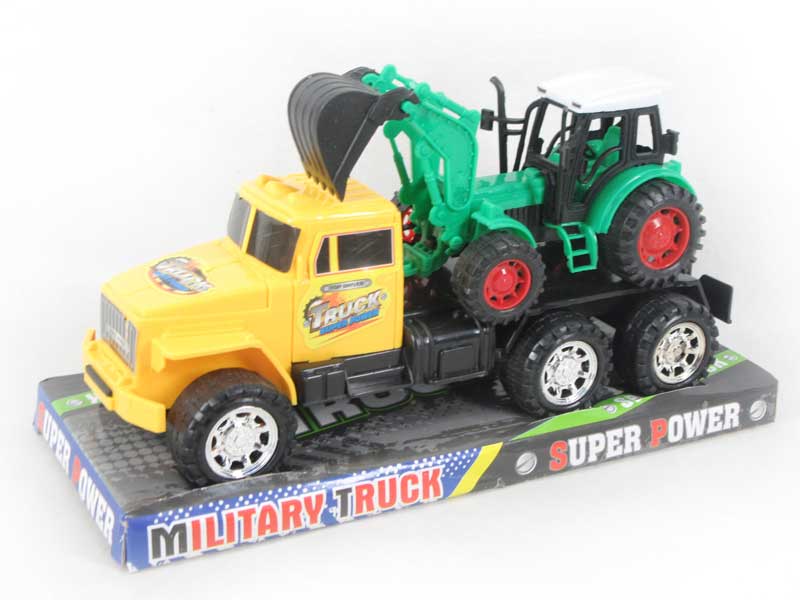 Friction Truck Tow Free Wheel Farmer toys
