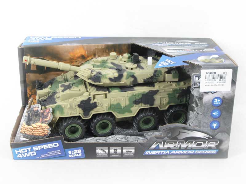 Friction Armored Car W/L_M toys