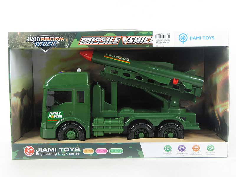 Friction Battle Truck W/M toys