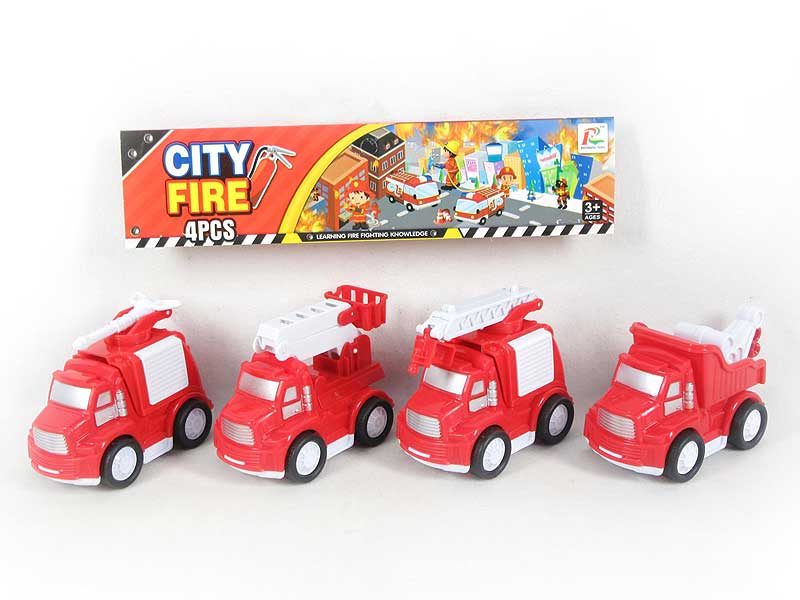 Friction Fire Engine*(4in1) toys