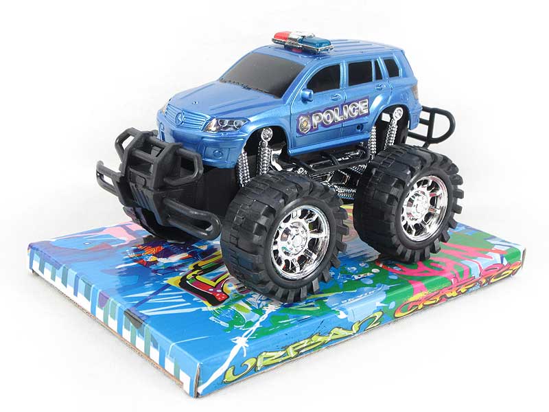 Friction Police Car(2S) toys