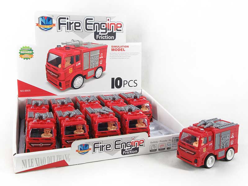Friction Fire Engine(10in1) toys