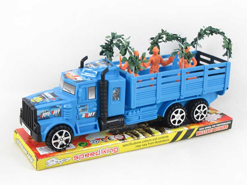 Fricition Truck Tow Soldier toys