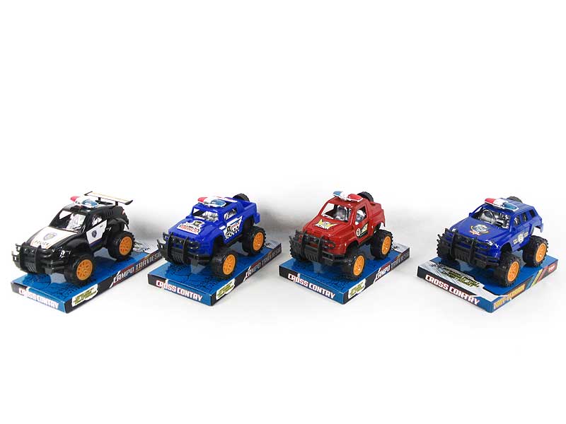 Friction Cross-country Police Car(4S) toys
