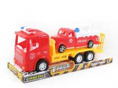 Friction Truck Tow Fire Engine