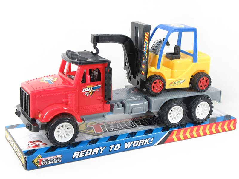 Friction Truck Tow Crane(2C) toys