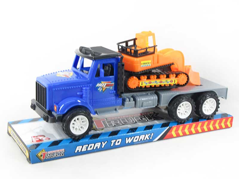Friction Truck Tow Garden Car(2C) toys