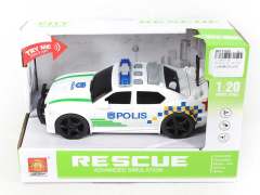 1:20 Friction Police Car W/L_S