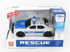1:20 Friction Police Car W/L_S