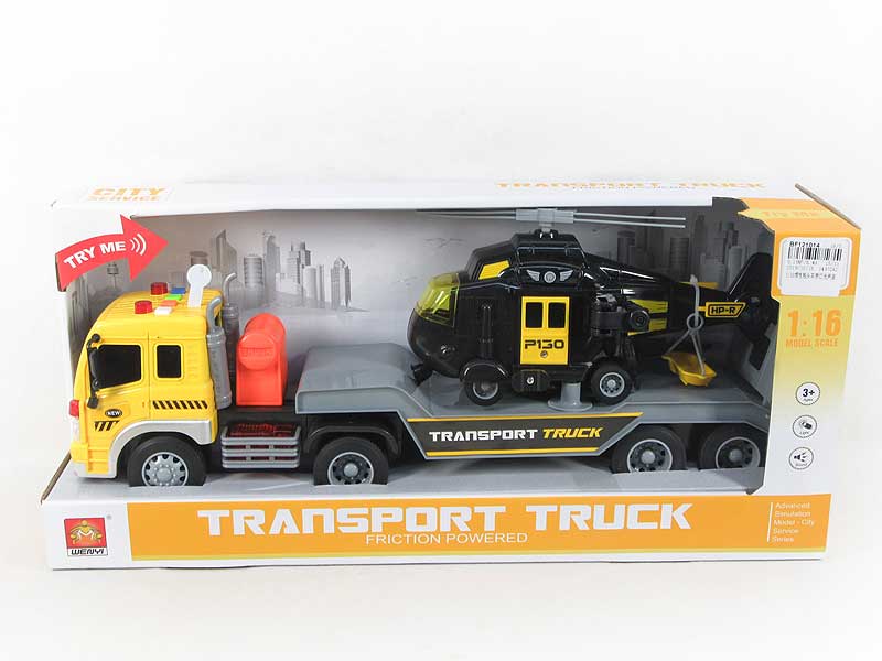 1:16 Friction Tow Truck W/L_S toys