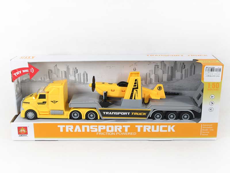 1:50 Friction Tow Truck W/L_S toys