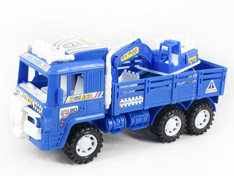Friction Truck Tow Vehicle Excavator toys