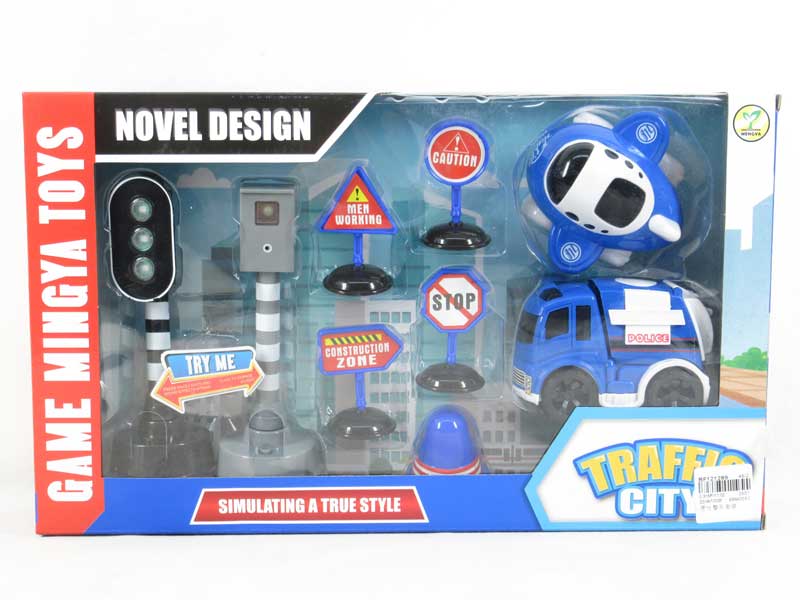 Friction Police Car Set toys