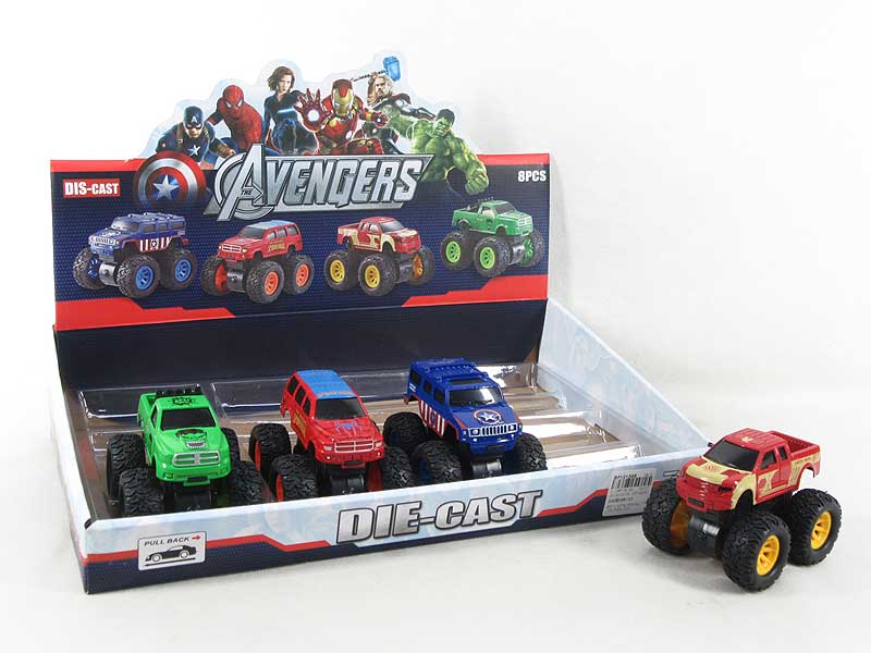 Die Cast Car Friction(8in1) toys