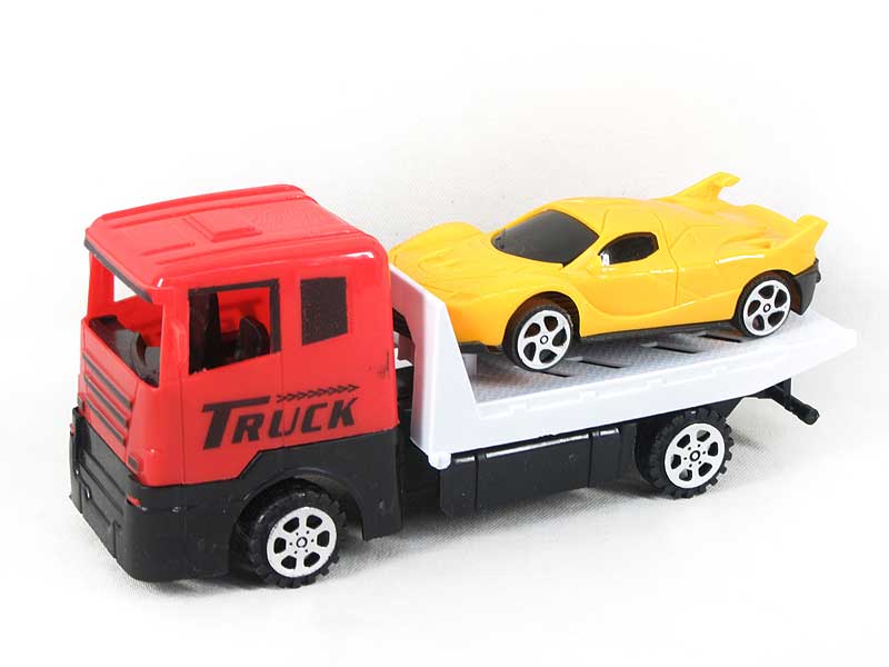 Friction Truck Tow Pull Back Sports Car toys