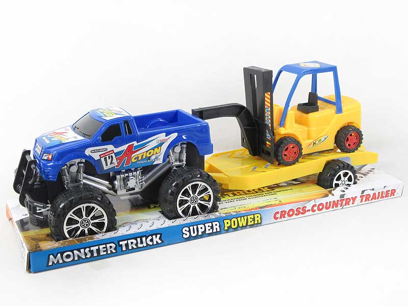 Friction Cross-country Truck Tow Construction Truck(3C) toys