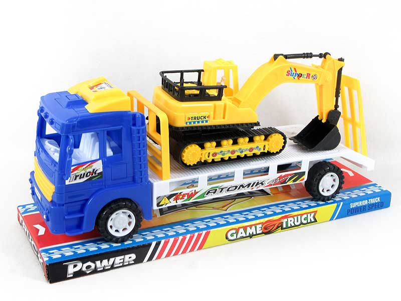 Friction Truck Tow  Construction Truck(2C) toys