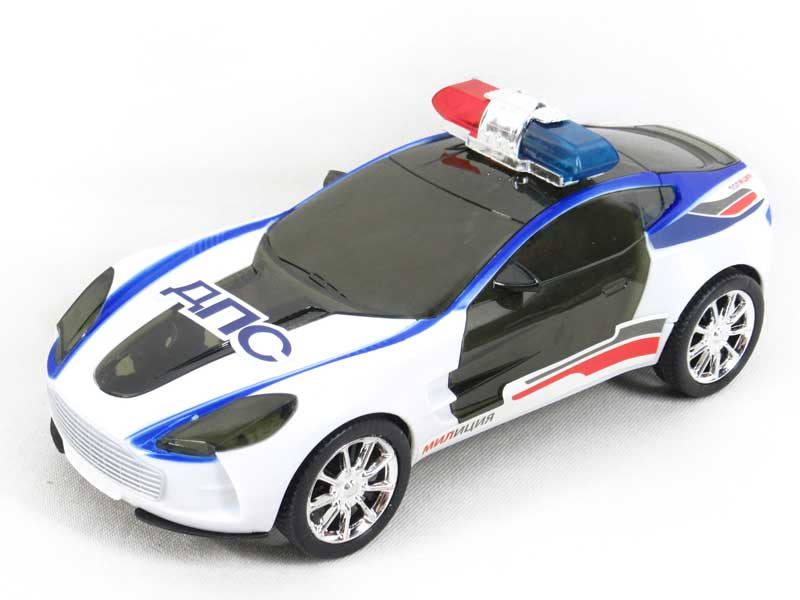 Friction Police Car W/L_M(4C) toys