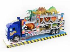 Friction Truck Tow Dinosaur(2C)