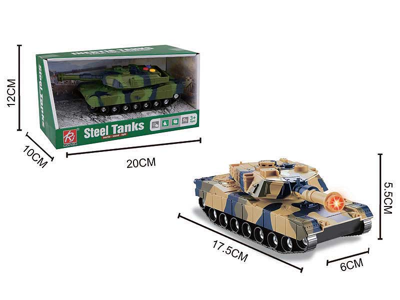 Friction Tank W/L_S toys