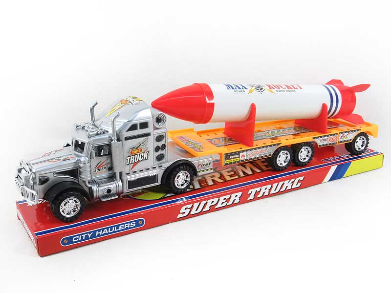 Friction Truck Tow Borne Rocket toys