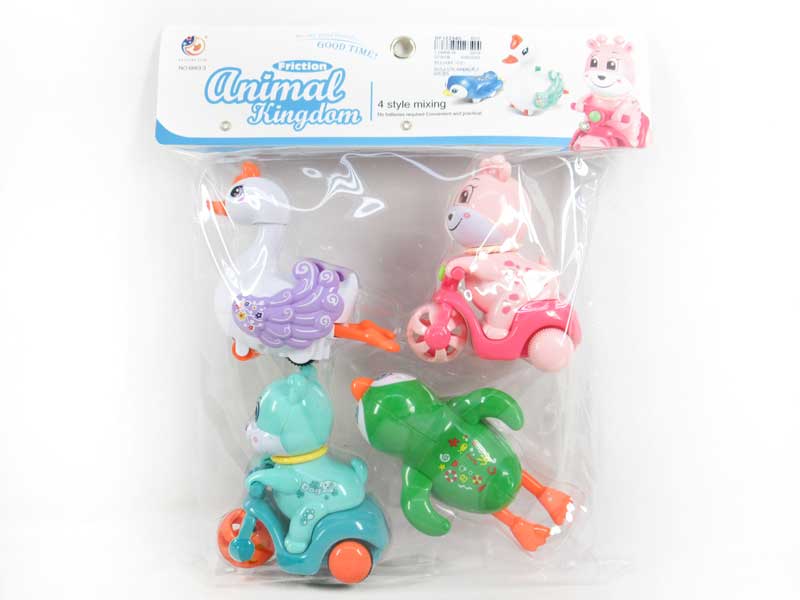 Friction Animal Car(4PCS) toys