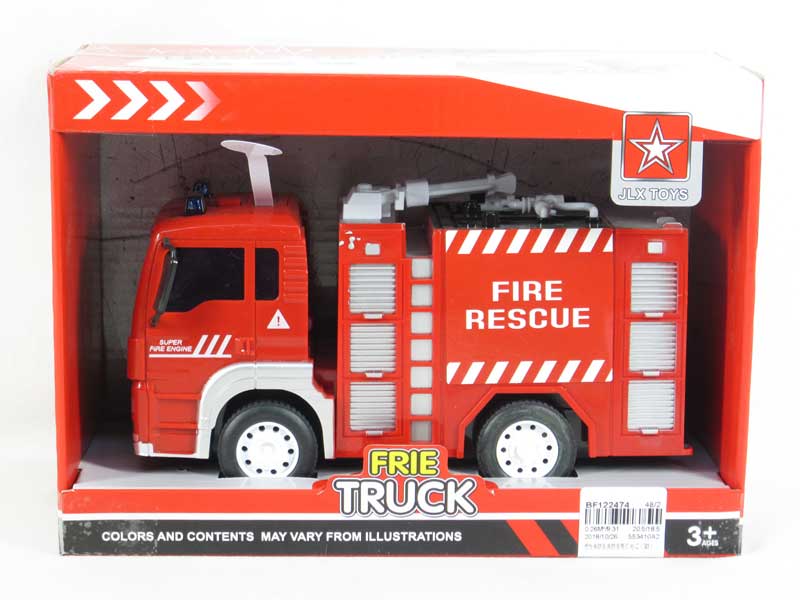 Friction Fire Engine W/L_IC(3S) toys