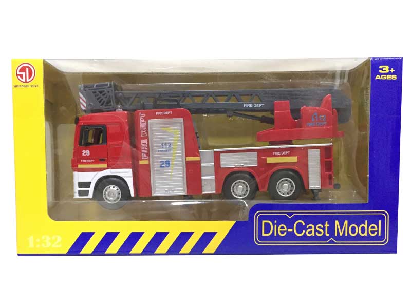 1:32 Die Cast Fire Engine Friction toys