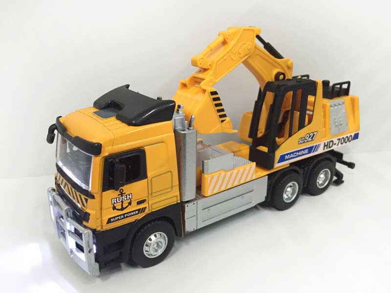 1:32 Die Cast Construction Truck Friction W/L_M toys