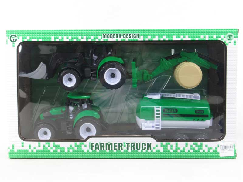 Friction Farmer Truck(2in1) toys